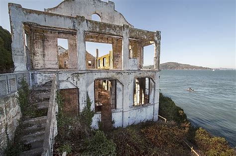 alcatraz ruins|Alcatraz Island .